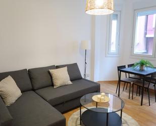 Sala d'estar de Apartament de lloguer en A Coruña Capital  amb Terrassa i Moblat