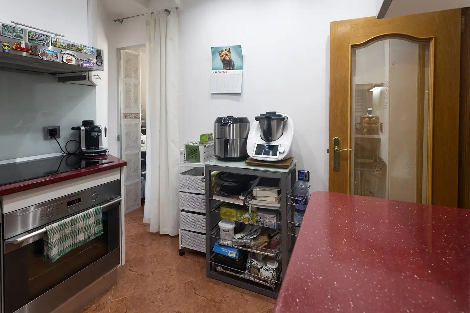 Küche von Wohnung zum Verkauf in Alcalá de Henares mit Klimaanlage, Heizung und Terrasse