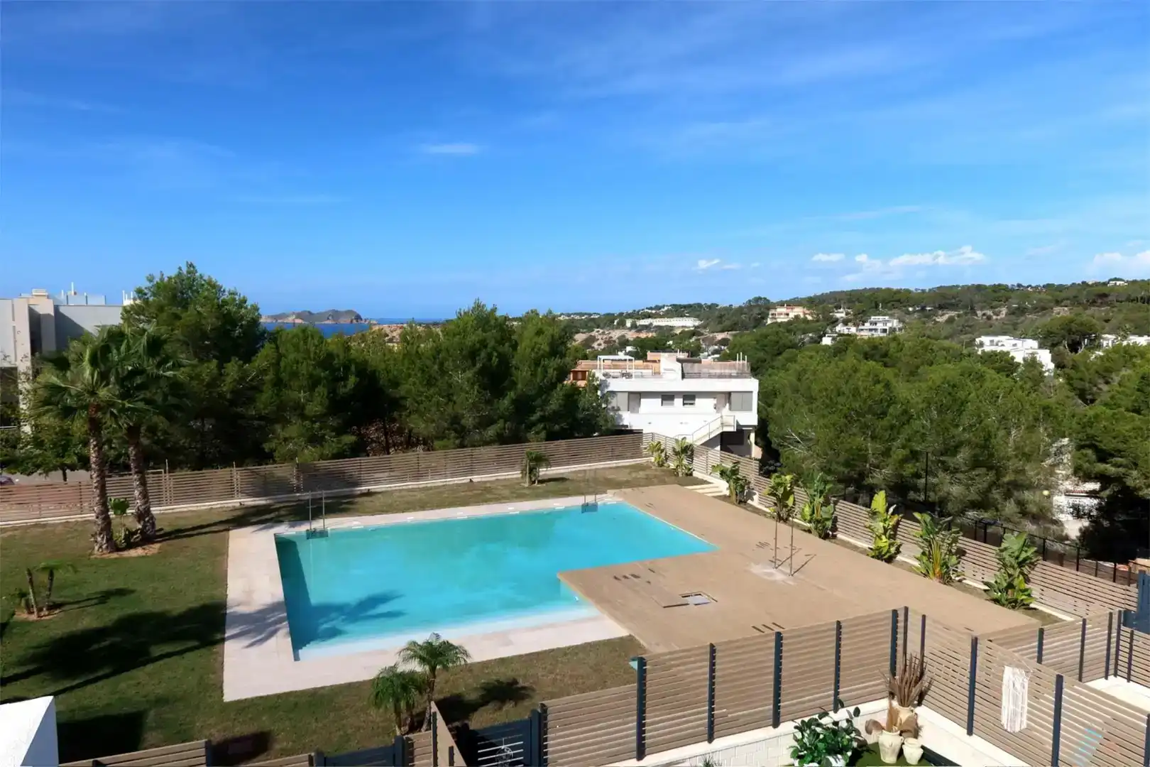 Piscina de Casa o xalet de lloguer en Sant Josep de sa Talaia amb Aire condicionat, Jardí privat i Traster