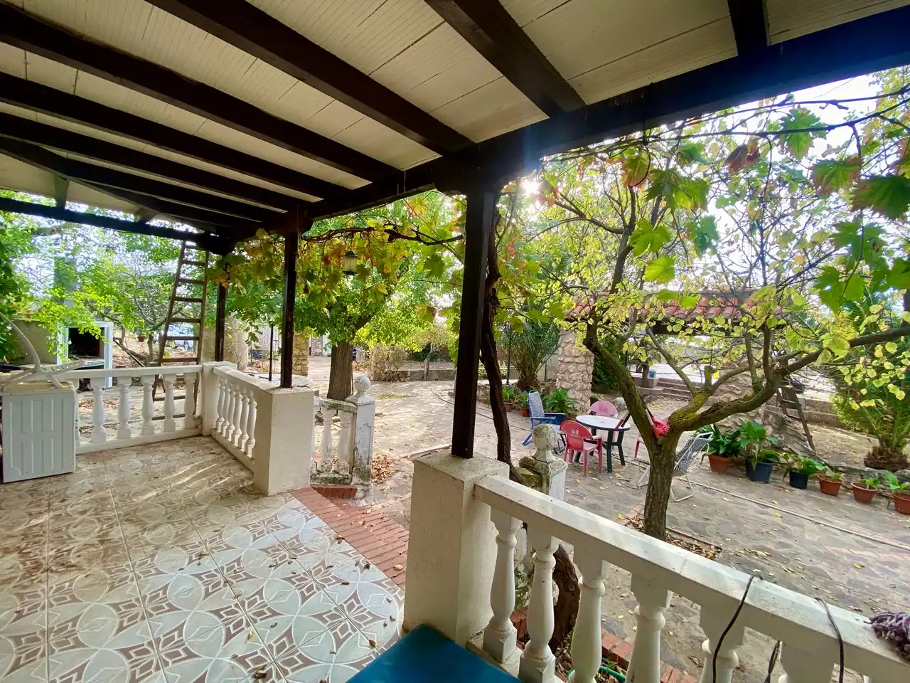 Terrassa de Casa o xalet en venda en Villarrubia de los Ojos amb Aire condicionat, Calefacció i Jardí privat