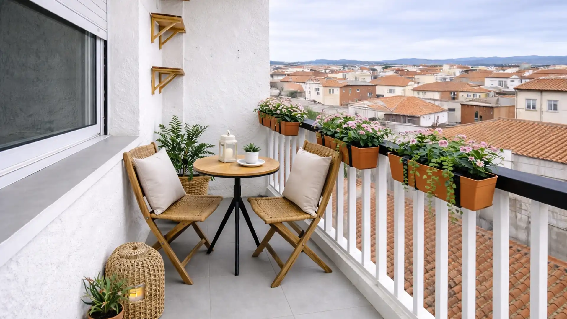 Balcony of Flat for sale in Mollet del Vallès  with Air Conditioner, Heating and Parquet flooring