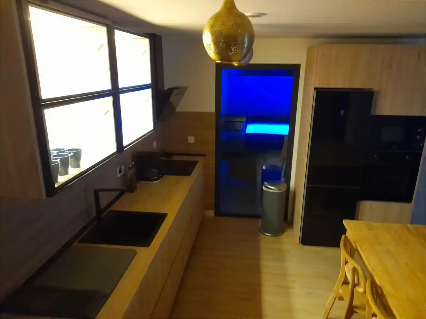 Küche von Wohnung zum Verkauf in La Oliva mit Privatgarten, Parkett und Abstellraum