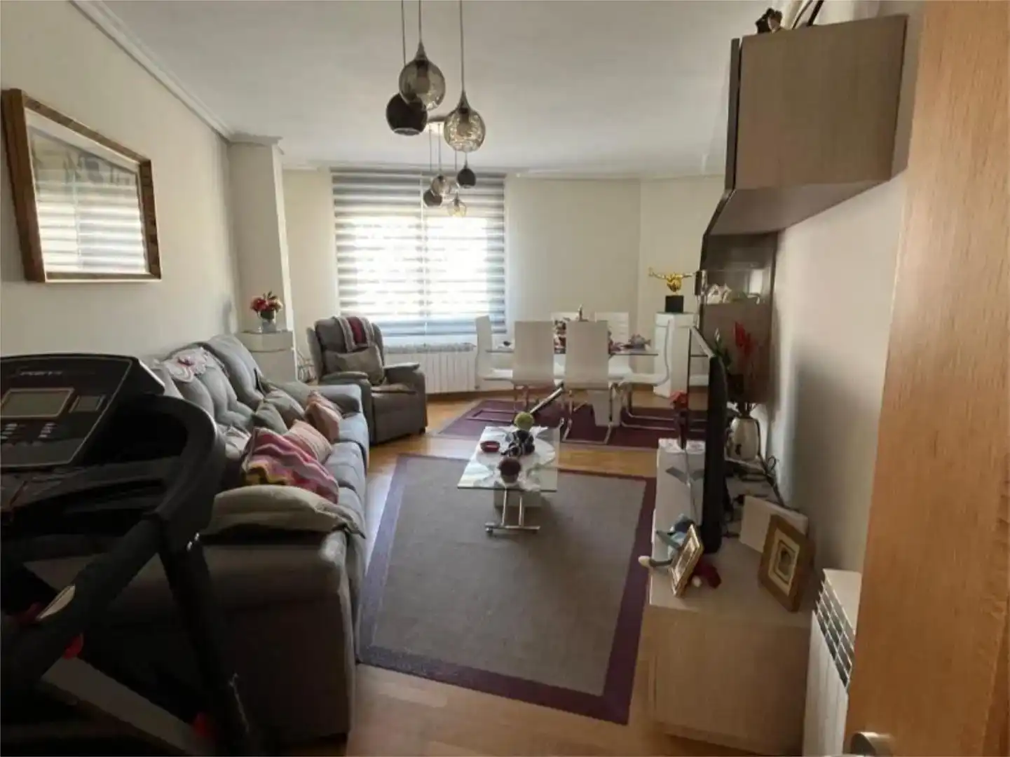Sala d'estar de Pis en venda en Briviesca amb Parquet, Traster i Moblat