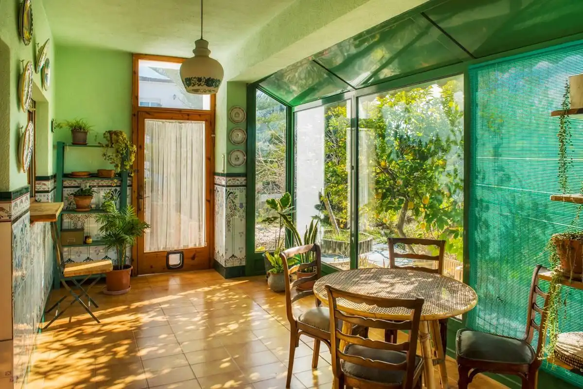 Comedor de Casa o chalet en venta en Sant Cugat Sesgarrigues con Calefacción, Jardín privado y Terraza