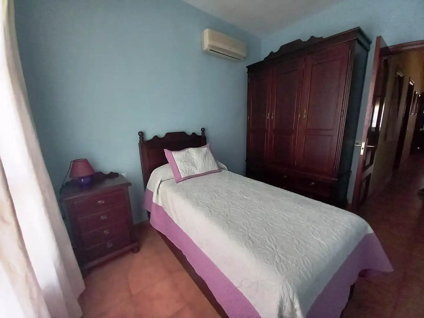 Bedroom of Houses for sale in El Pedroso  with Air Conditioner, Terrace and Storage room