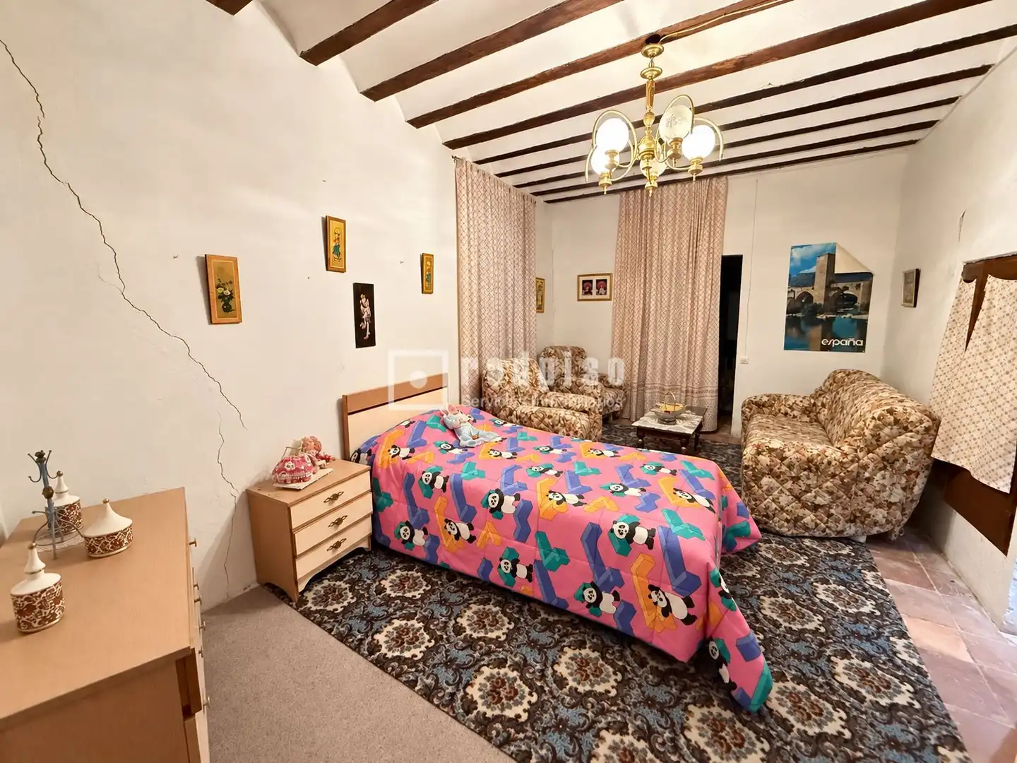 Bedroom of Houses for sale in Durón  with Heating, Storage room and Furnished