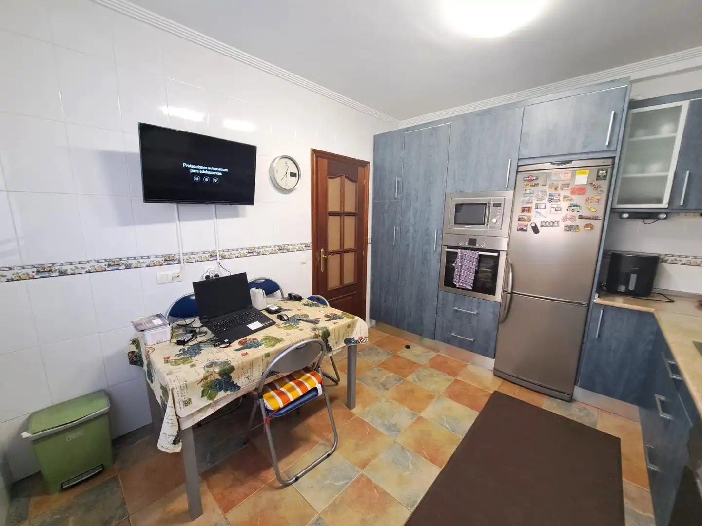 Küche von Einfamilien-Reihenhaus zum Verkauf in Zarratón mit Heizung, Terrasse und Möbliert