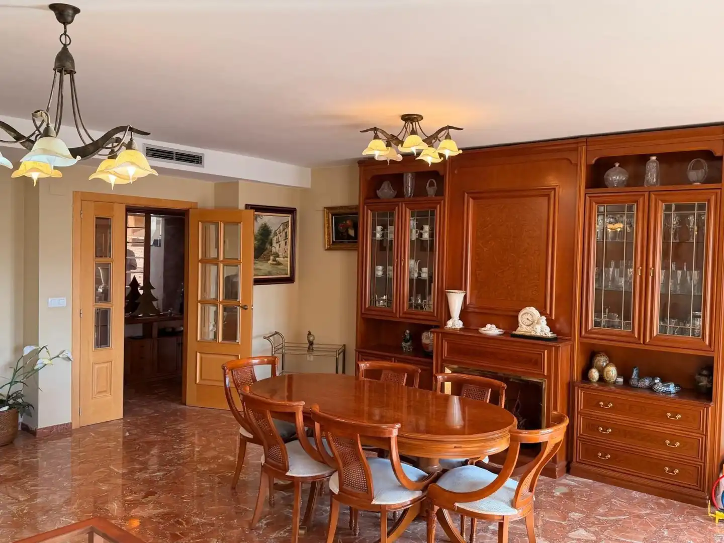 Dining room of Attic for sale in Vila-real  with Air Conditioner, Terrace and Furnished