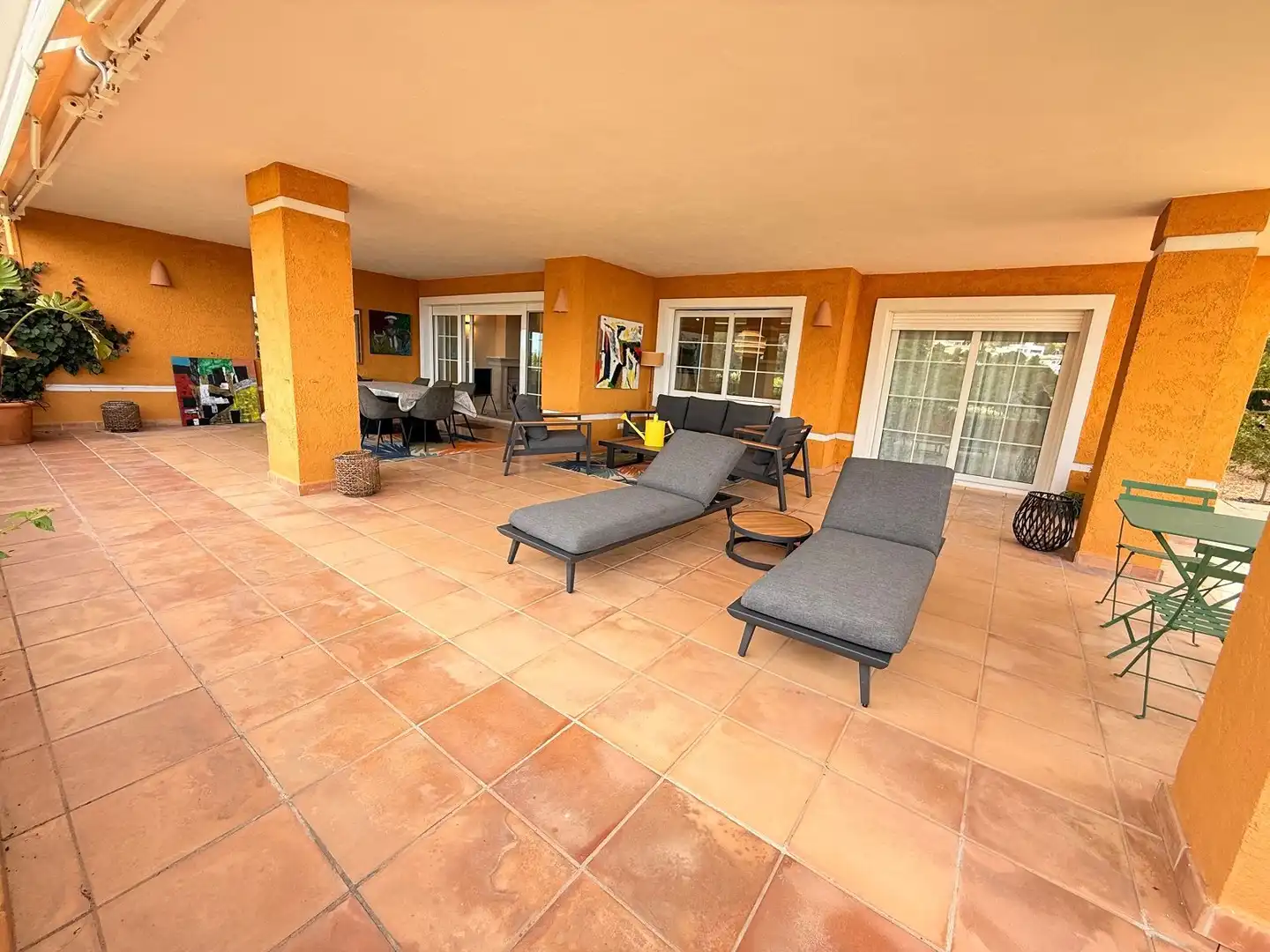 Terraza de Apartamento de alquiler en Altea con Aire acondicionado, Calefacción y Jardín privado