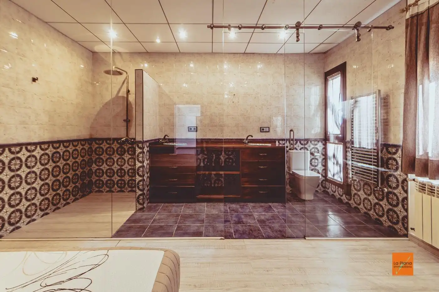 Baño de Casa o chalet en venta en Santa Bàrbara con Calefacción, Jardín privado y Parquet