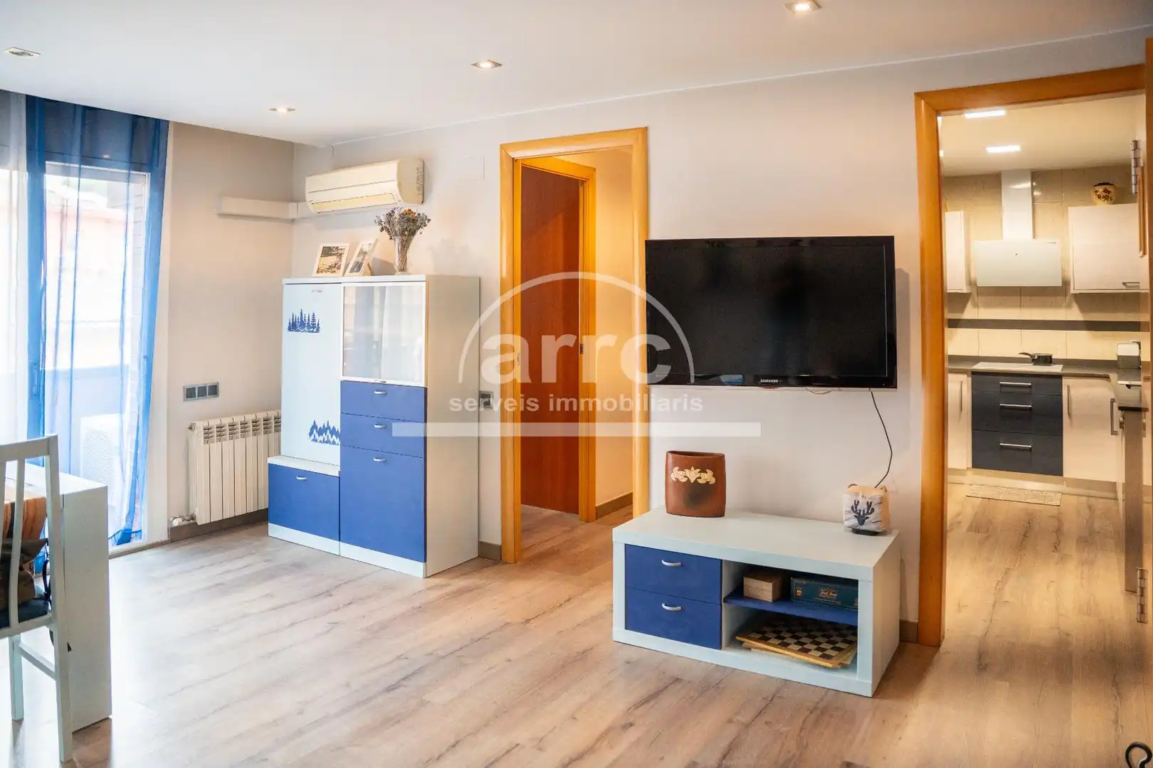 Sala de estar de Piso en venta en Teià con Aire acondicionado, Terraza y Balcón