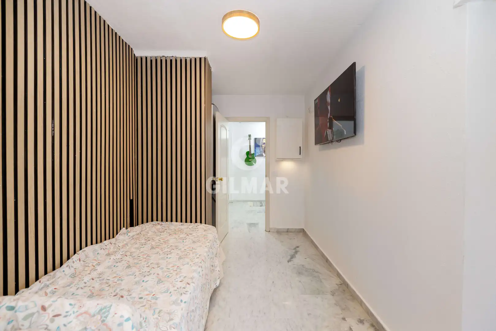 Schlafzimmer von Wohnung zum Verkauf in Benalmádena mit Heizung, Privatgarten und Abstellraum