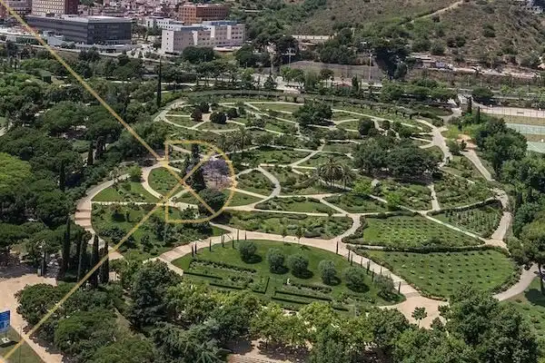 Garten von Wohnung zum Verkauf in Barcelona mit Heizung, Privatgarten und Parkett