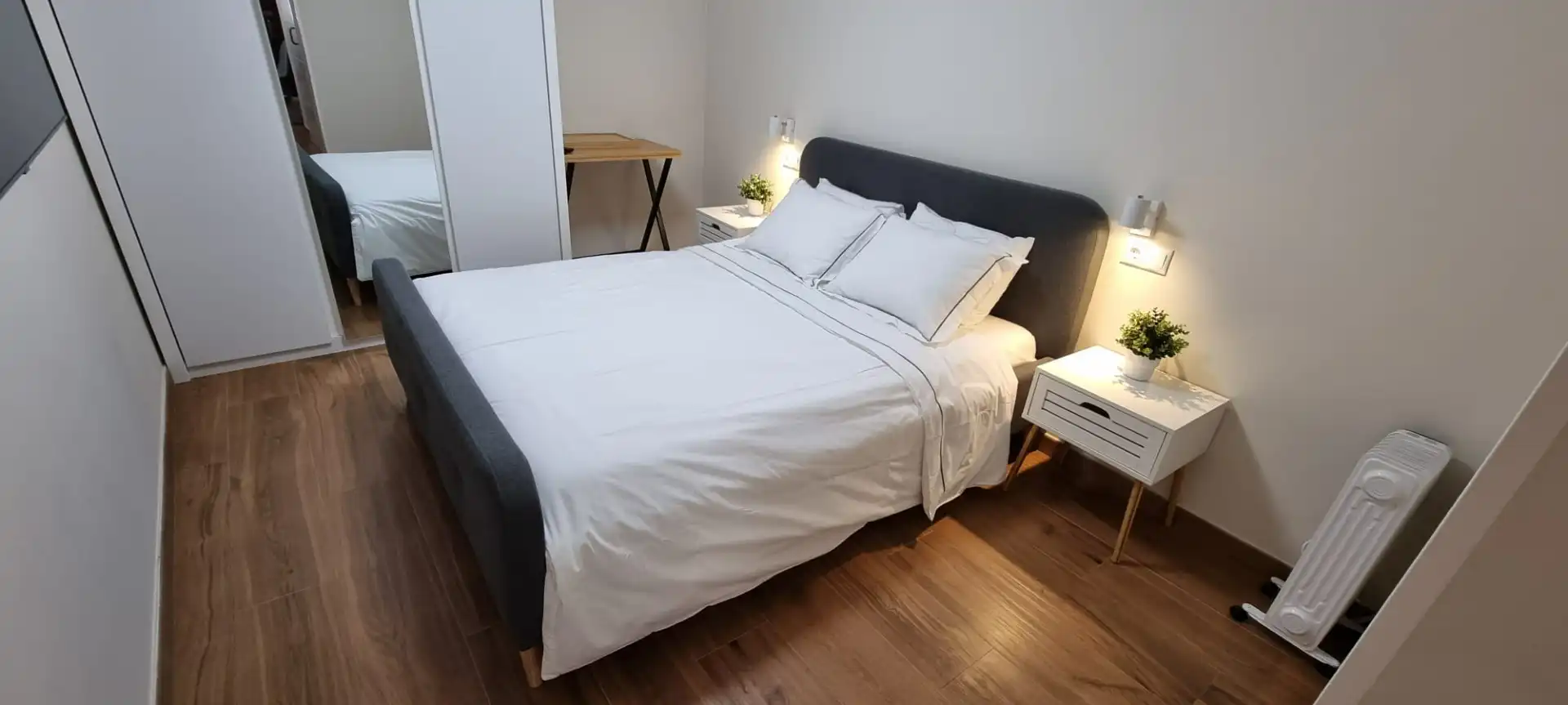 Schlafzimmer von Erdgeschoss zum Verkauf in Alicante / Alacant mit Klimaanlage, Heizung und Parkett