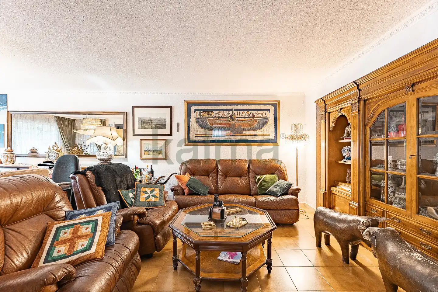 Living room of Detached homes for sale in Terrassa  with Air Conditioner, Heating and Private garden