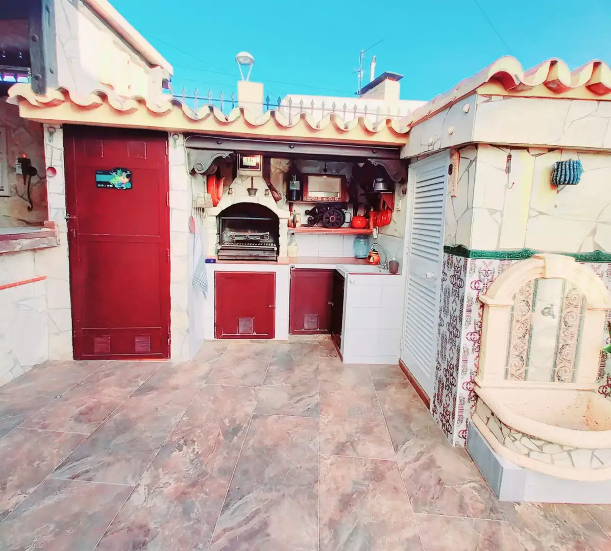 Cocina de Casa o chalet en venta en Rincón de la Victoria con Aire acondicionado, Jardín privado y Terraza