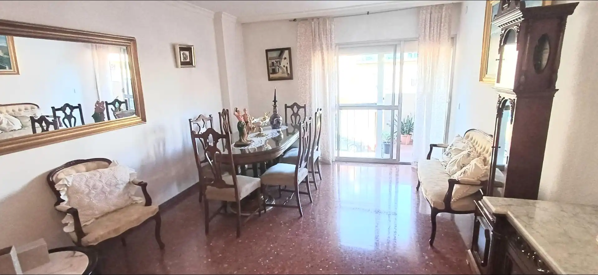 Dining room of Flat for sale in Málaga  with Air Conditioner and Balcony