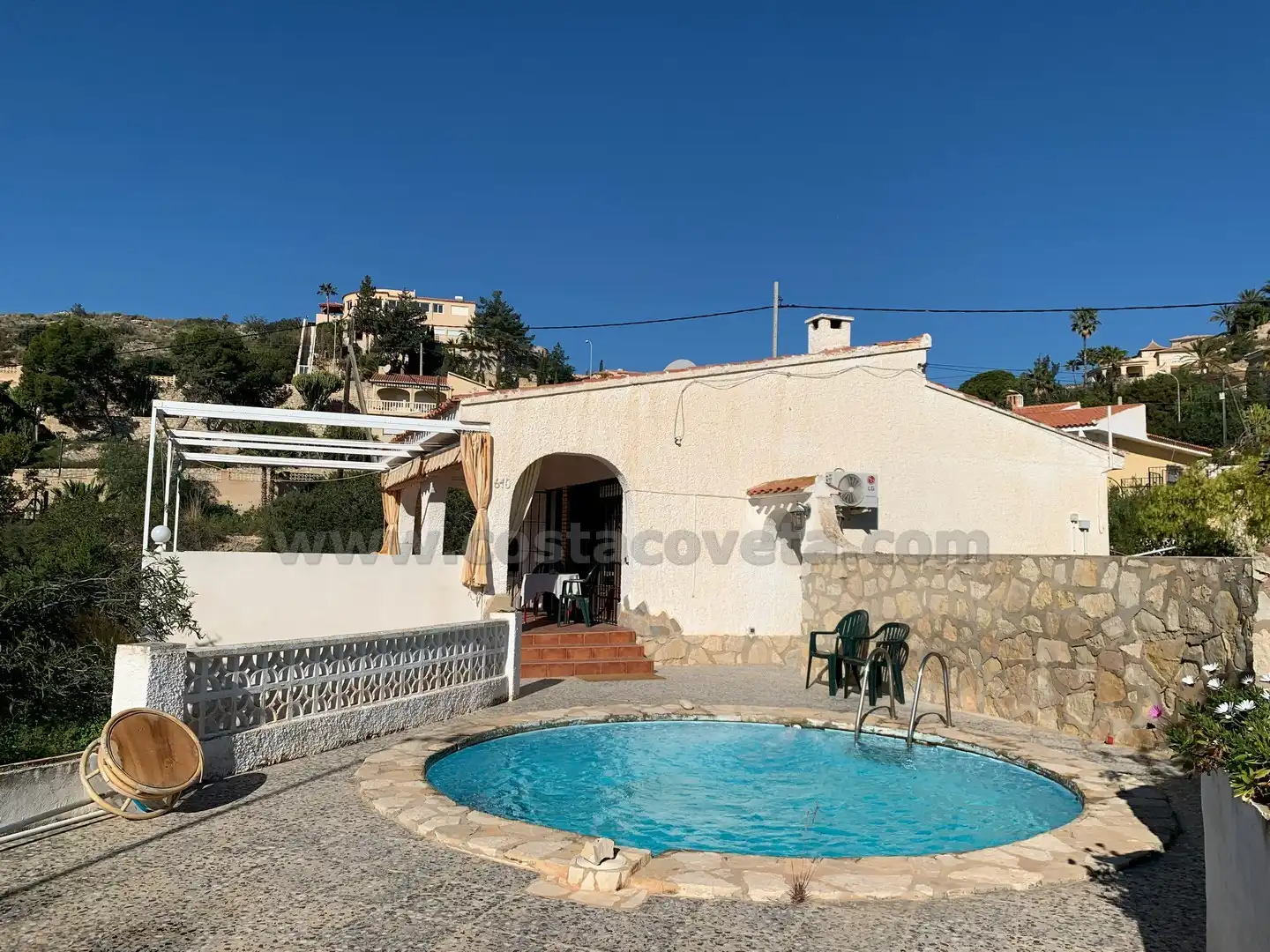 Exterior view of Houses for sale in El Campello  with Private garden, Terrace and Swimming Pool