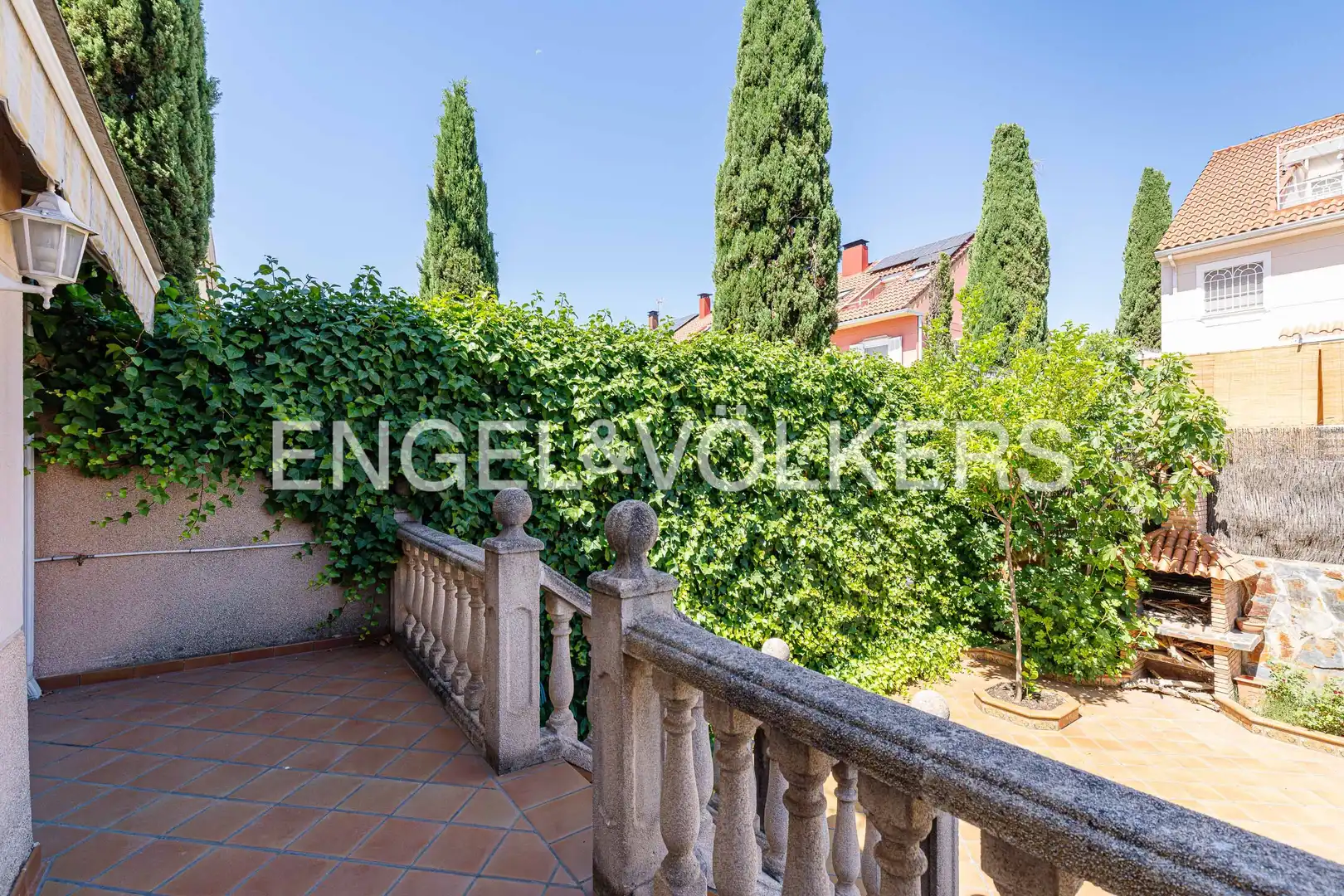 Terrassa de Casa o xalet en venda en Getafe amb Calefacció, Jardí privat i Terrassa