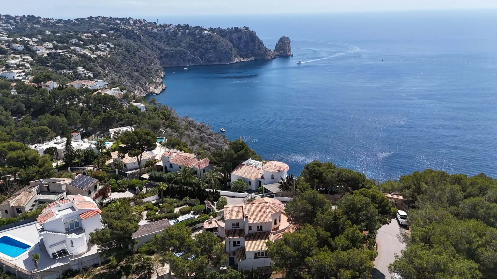 Exterior view of Houses for sale in Jávea / Xàbia  with Heating, Terrace and Swimming Pool