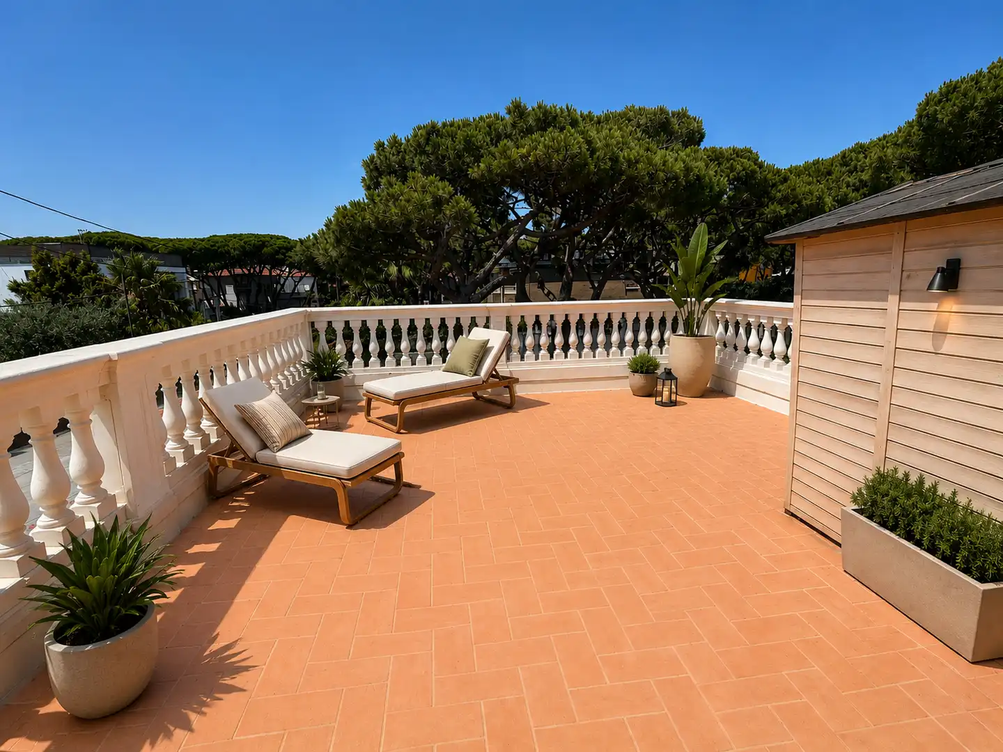 Terrace of Houses for rent in Castelldefels