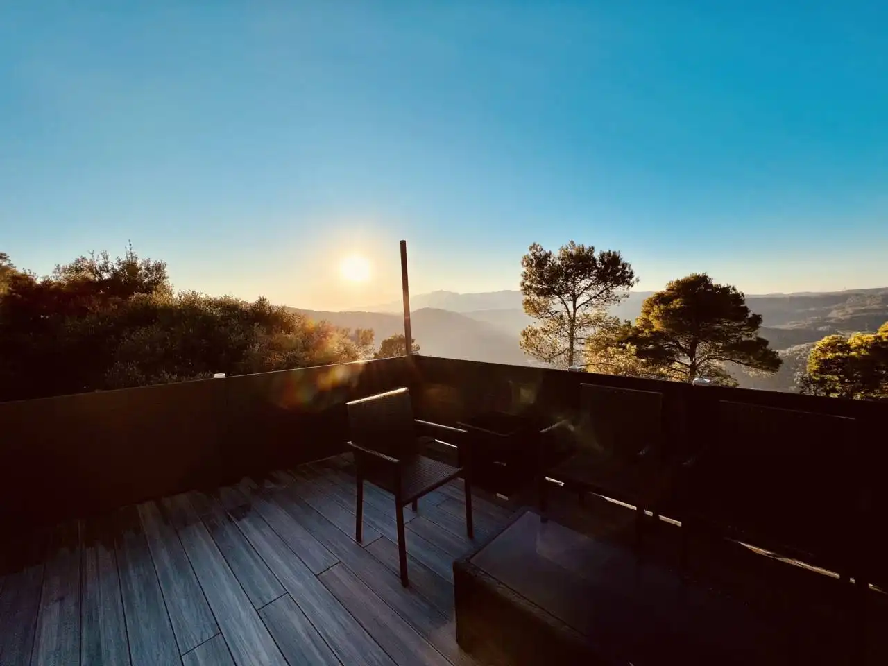 Terraza de Casa o chalet en venta en Caldes de Montbui con Calefacción, Jardín privado y Parquet