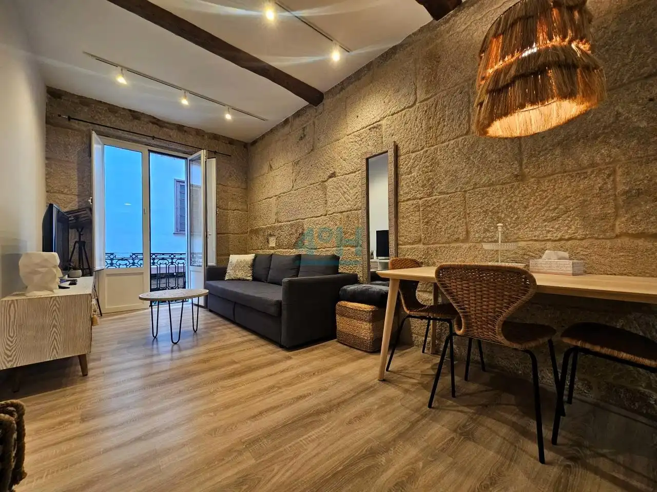 Sala d'estar de Estudi de lloguer en Casco Viejo