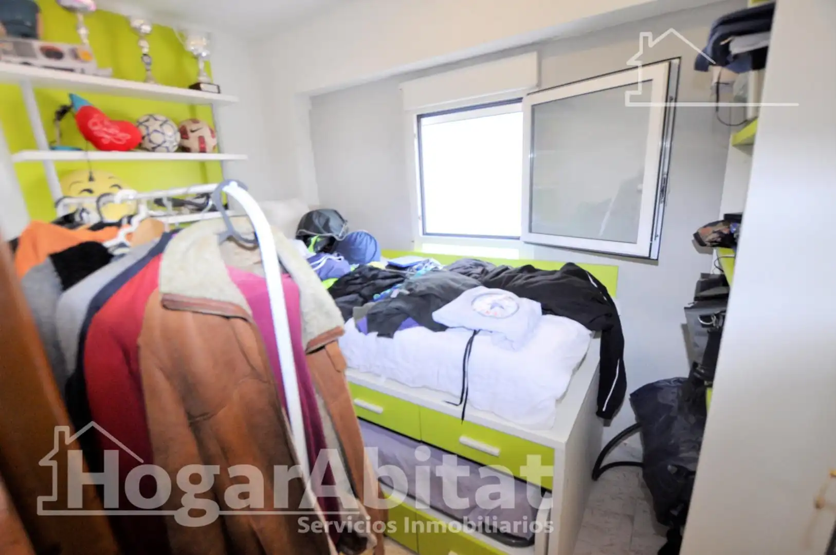 Bedroom of Flat for sale in Xirivella  with Air Conditioner, Heating and Balcony