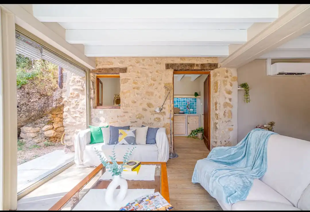 Living room of Country homes for sale in Cistella  with Air Conditioner, Heating and Furnished