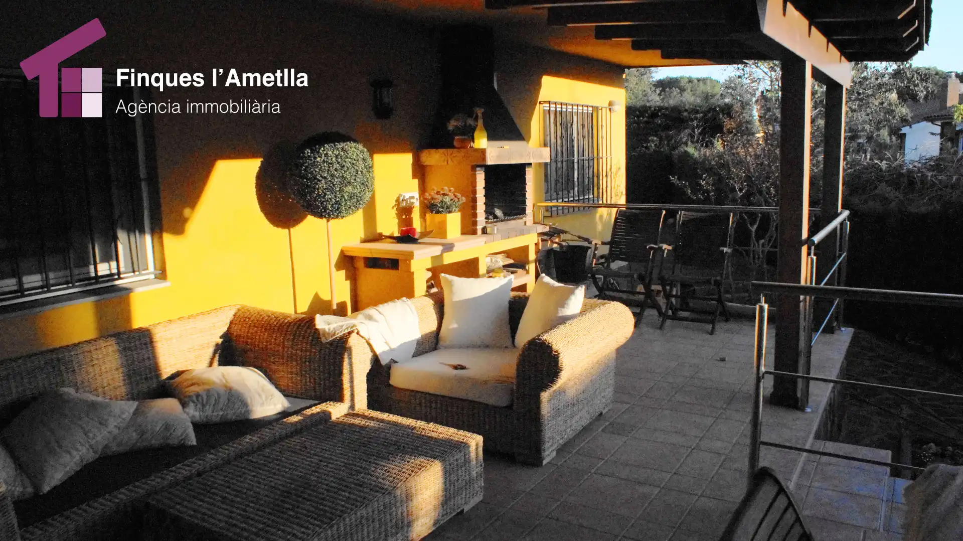 Terraza de Casa o chalet en venta en L'Ametlla del Vallès con Aire acondicionado, Calefacción y Jardín privado