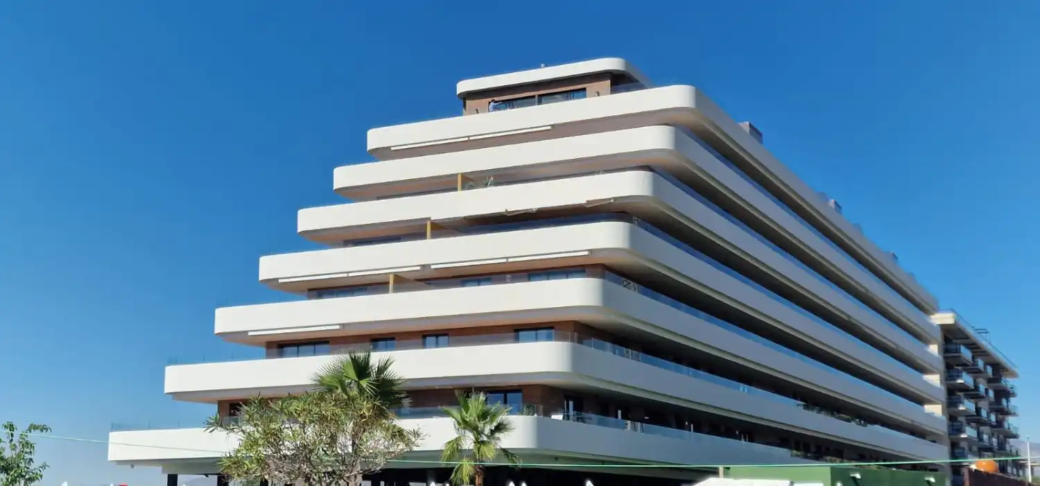 Vista exterior de Apartamento de alquiler en Moncofa con Aire acondicionado, Terraza y Trastero
