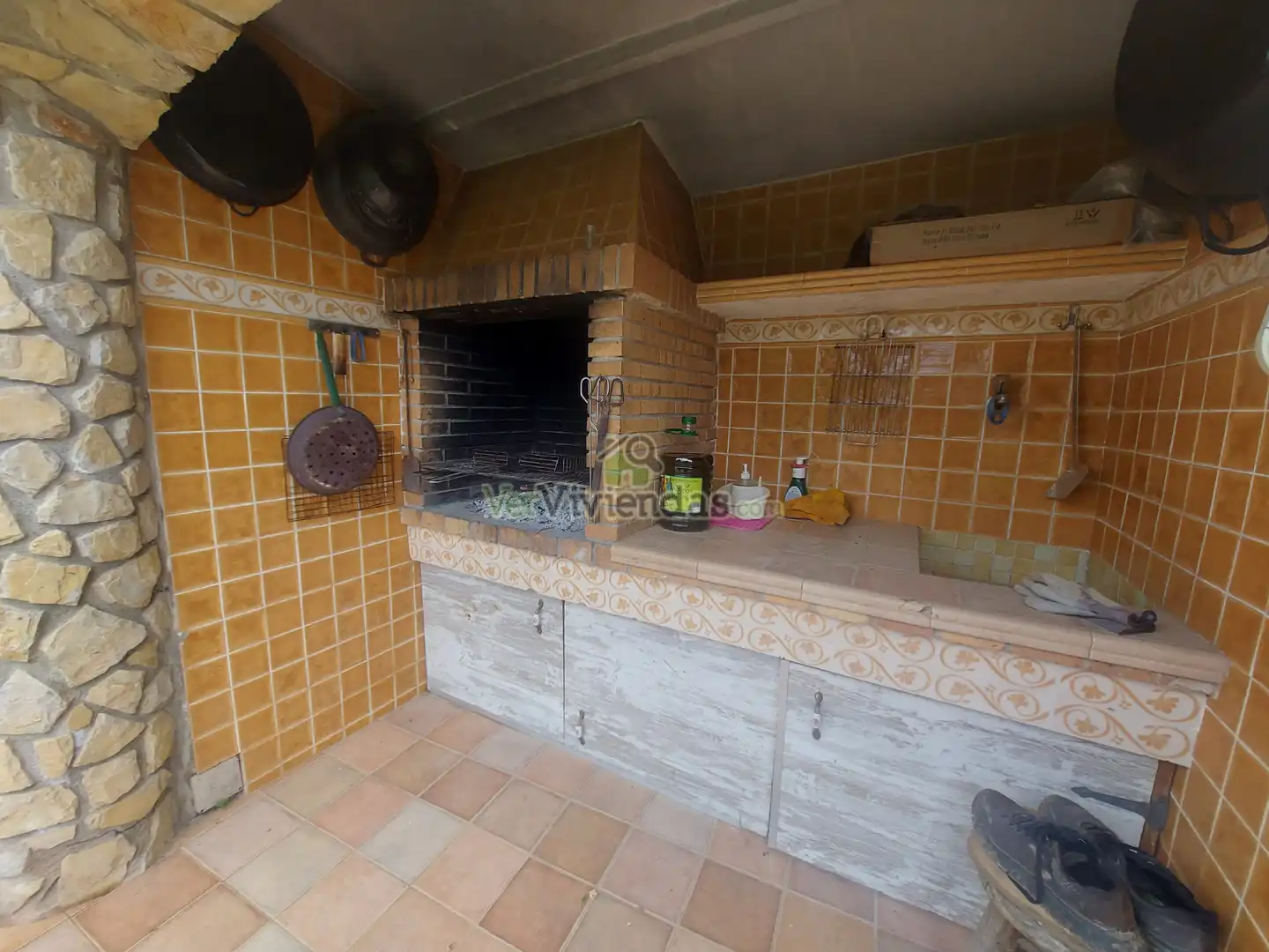 Cuina de Casa o xalet en venda en Vallirana amb Aire condicionat, Calefacció i Jardí privat