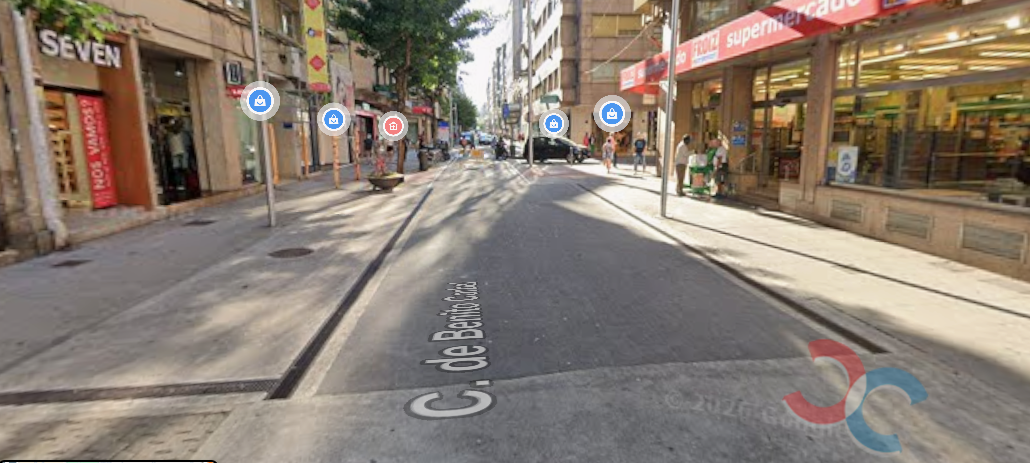 Vista exterior de Pis en venda en Pontevedra Capital 