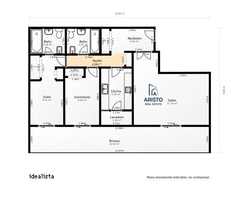 Flat with terrace for sale in El Carmen, imagen 40
