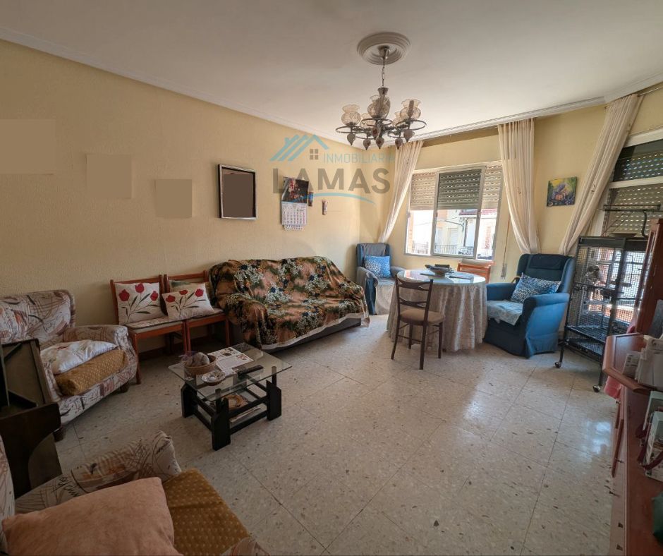 Sala d'estar de Pis en venda en Navalmoral de la Mata amb Aire condicionat, Terrassa i Moblat