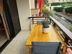Terraza de Piso de alquiler en Altafulla con Amueblado, Horno y Microondas
