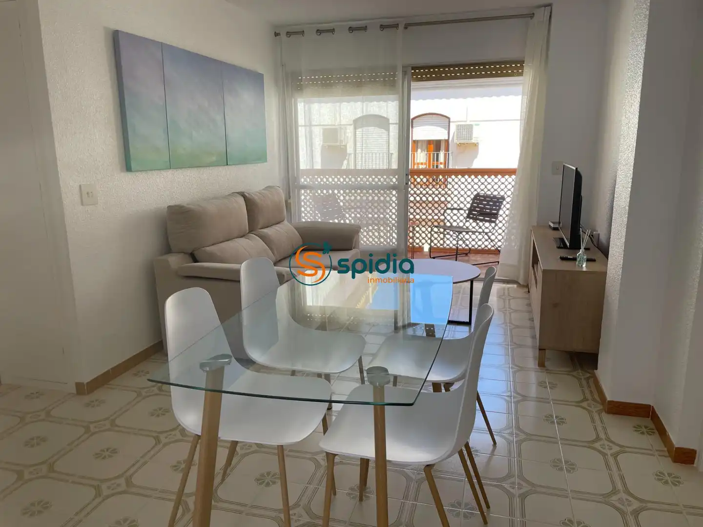Sala de estar de Apartamento de alquiler en Águilas con Balcón