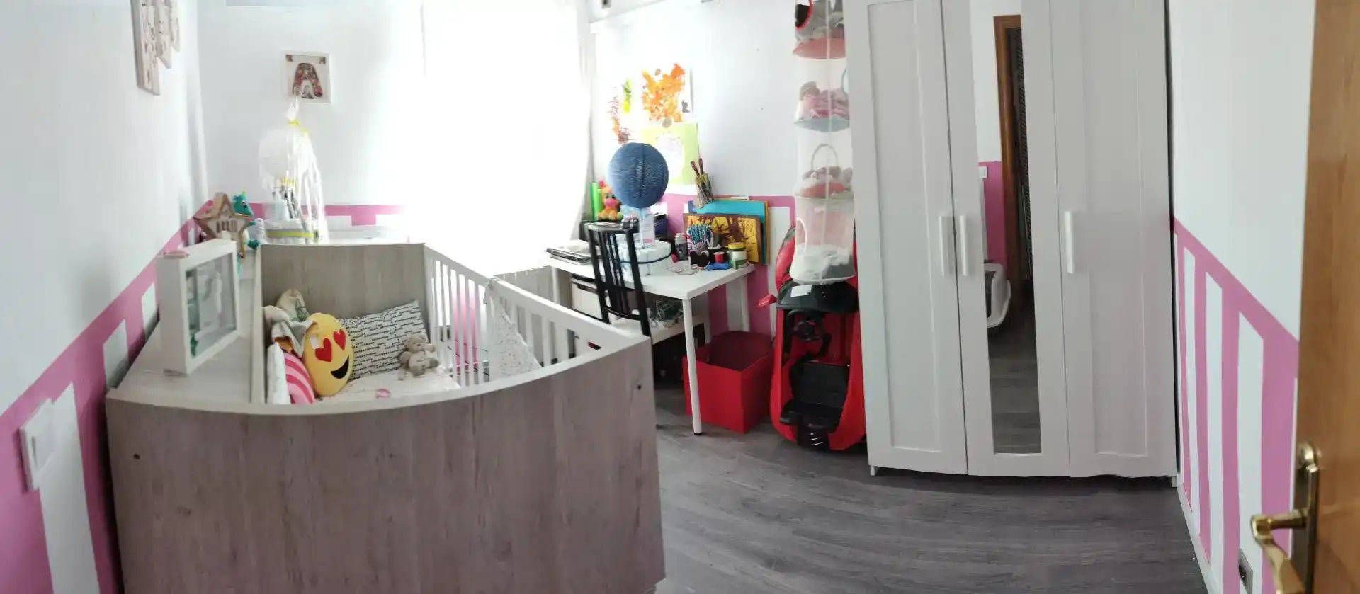 Schlafzimmer von Wohnung zum Verkauf in Terrassa mit Klimaanlage und Balkon