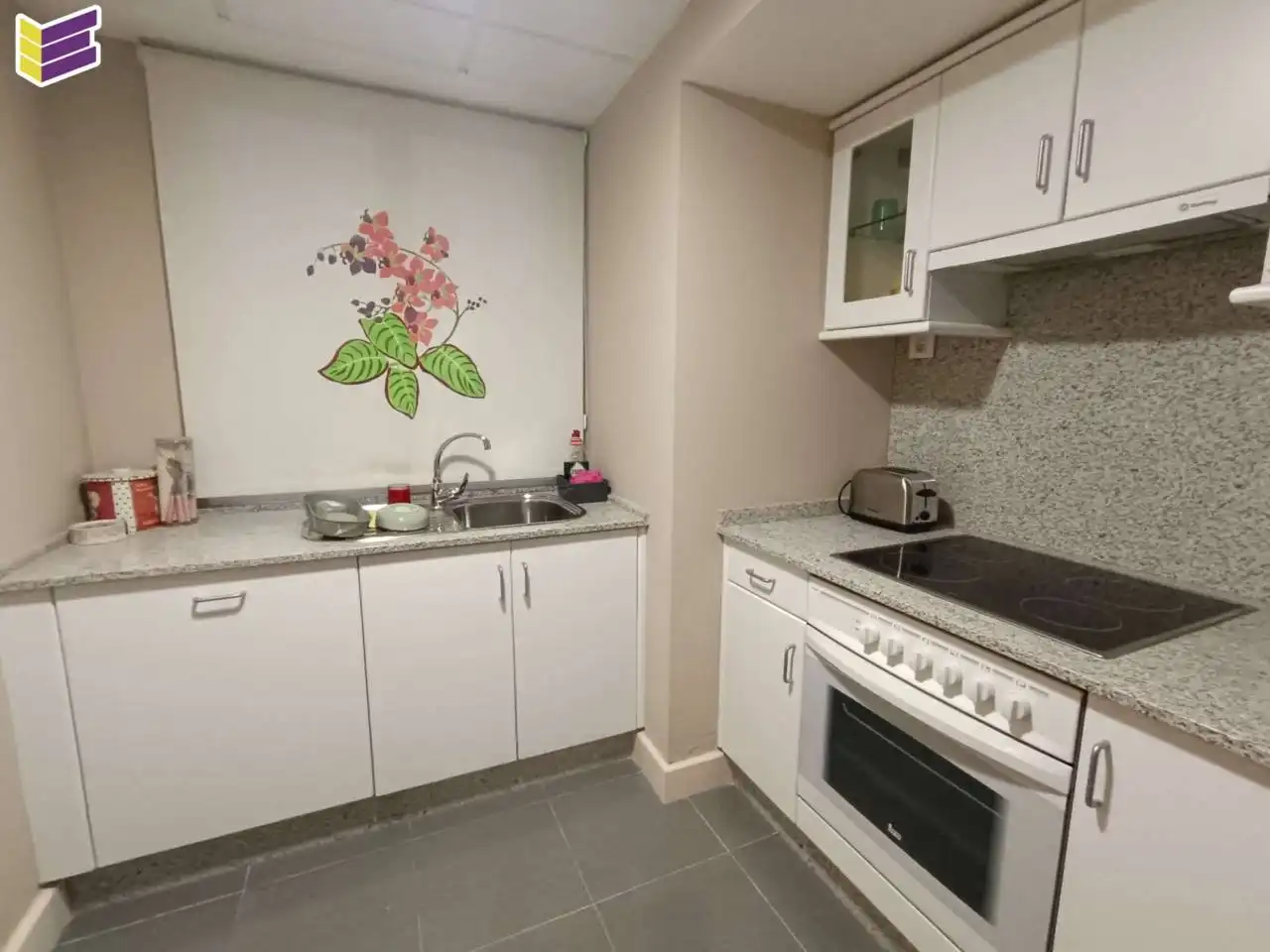 Cocina de Dúplex en venta en Mondariz-Balneario con Aire acondicionado, Parquet y Trastero