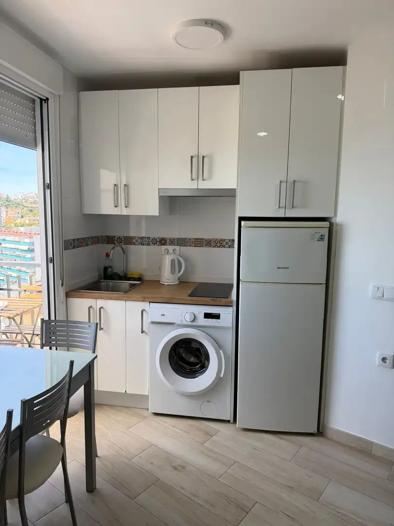 Kitchen of Study for rent in Benalmádena  with Air Conditioner, Heating and Furnished