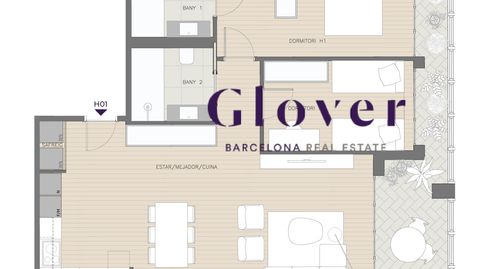 Foto 4 de Oficina en venta en Sant Gervasi- Galvany, Barcelona Capital