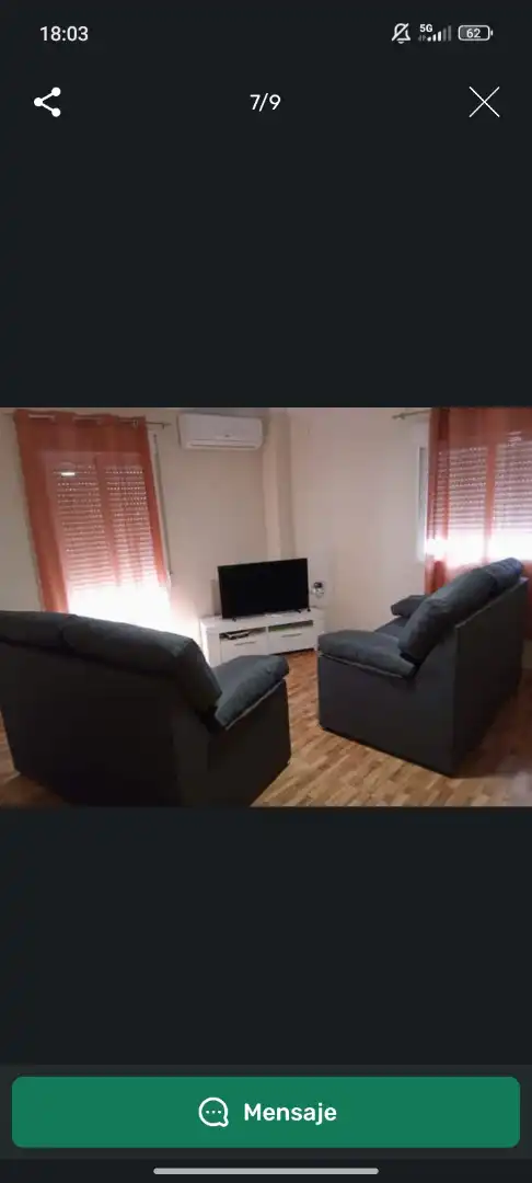 Sala d'estar de Pis de lloguer en Dúdar amb Moblat