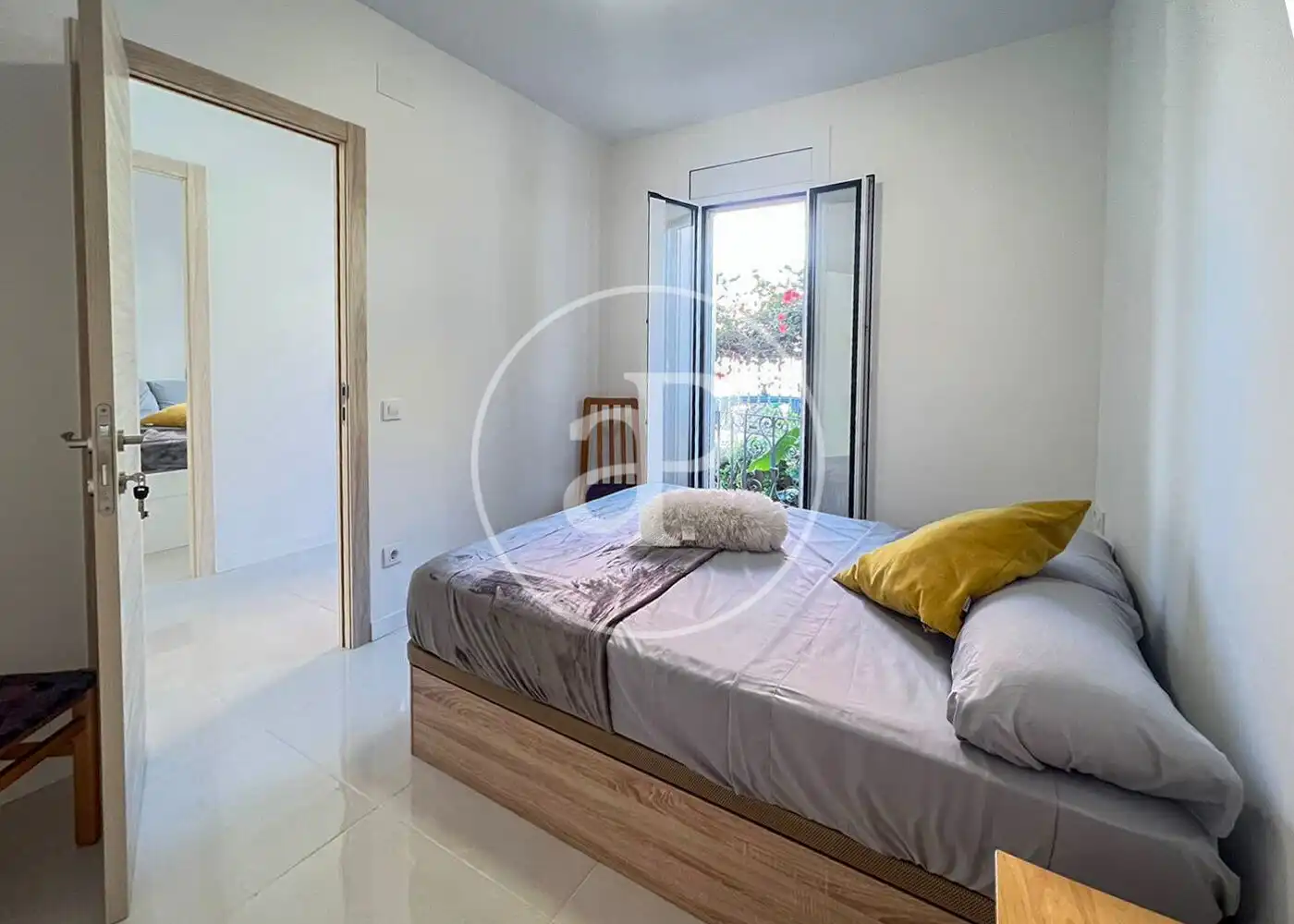 Bedroom of Houses for rent in Barcelona  with Air Conditioner, Heating and Terrace