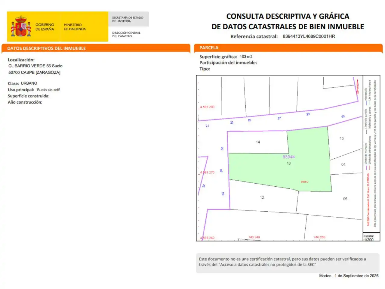 Terreny residencial en venda a Calle Barrio Verde 56, imagen 4