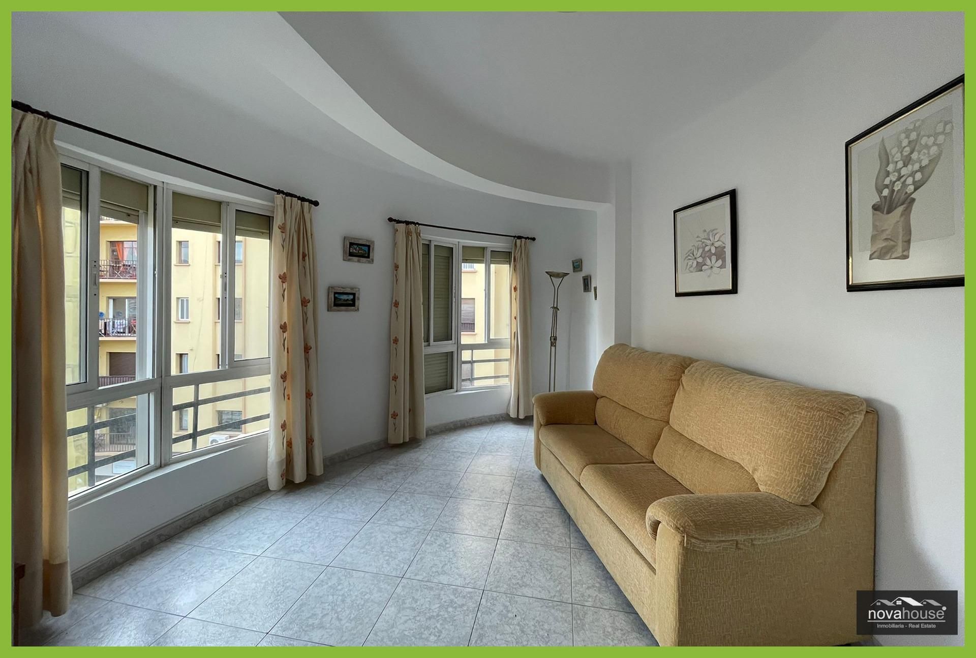 Living room of Flat for sale in Málaga Capital  with Terrace and Balcony