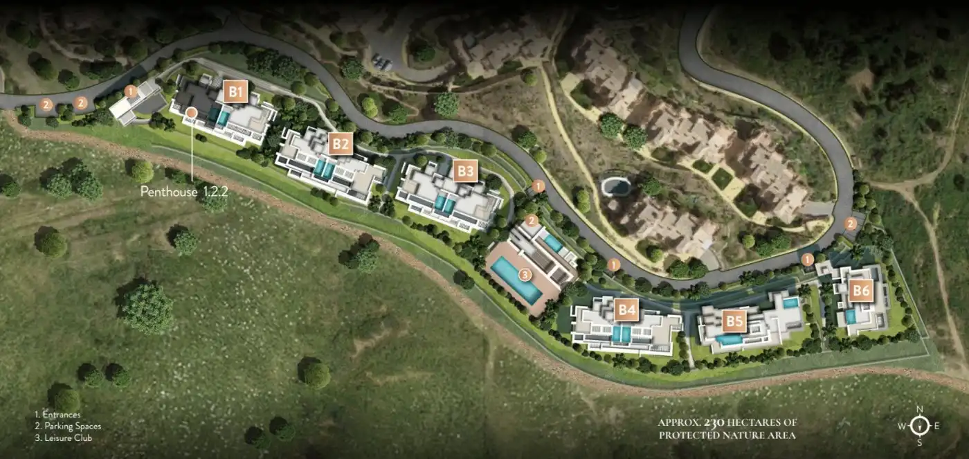 Penthouse with pool for sale in La Mairena, imagen 4