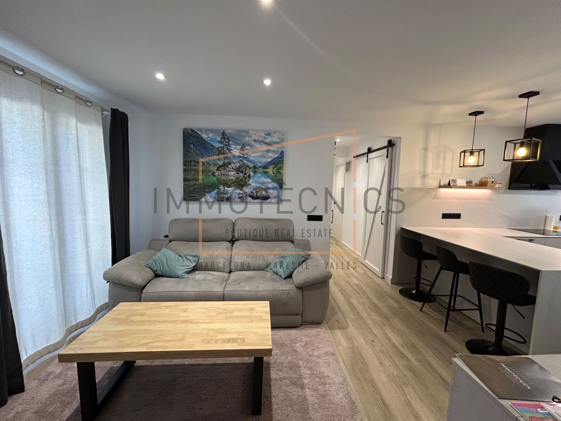 Living room of Flat to rent in Santa Eulàlia de Riuprimer  with Alarm
