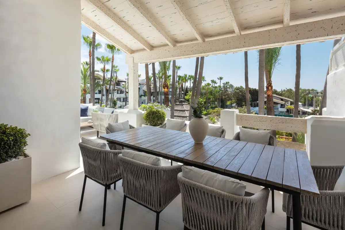 Terrace of Duplexes for sale in Marbella  with Air Conditioner, Terrace and Community pool