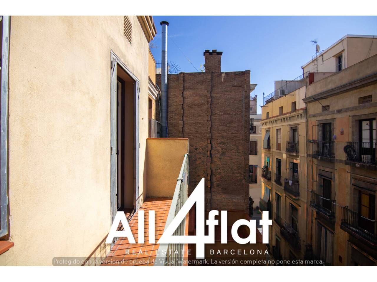 Vista exterior de Àtic en venda en  Barcelona Capital amb Aire condicionat, Calefacció i Parquet