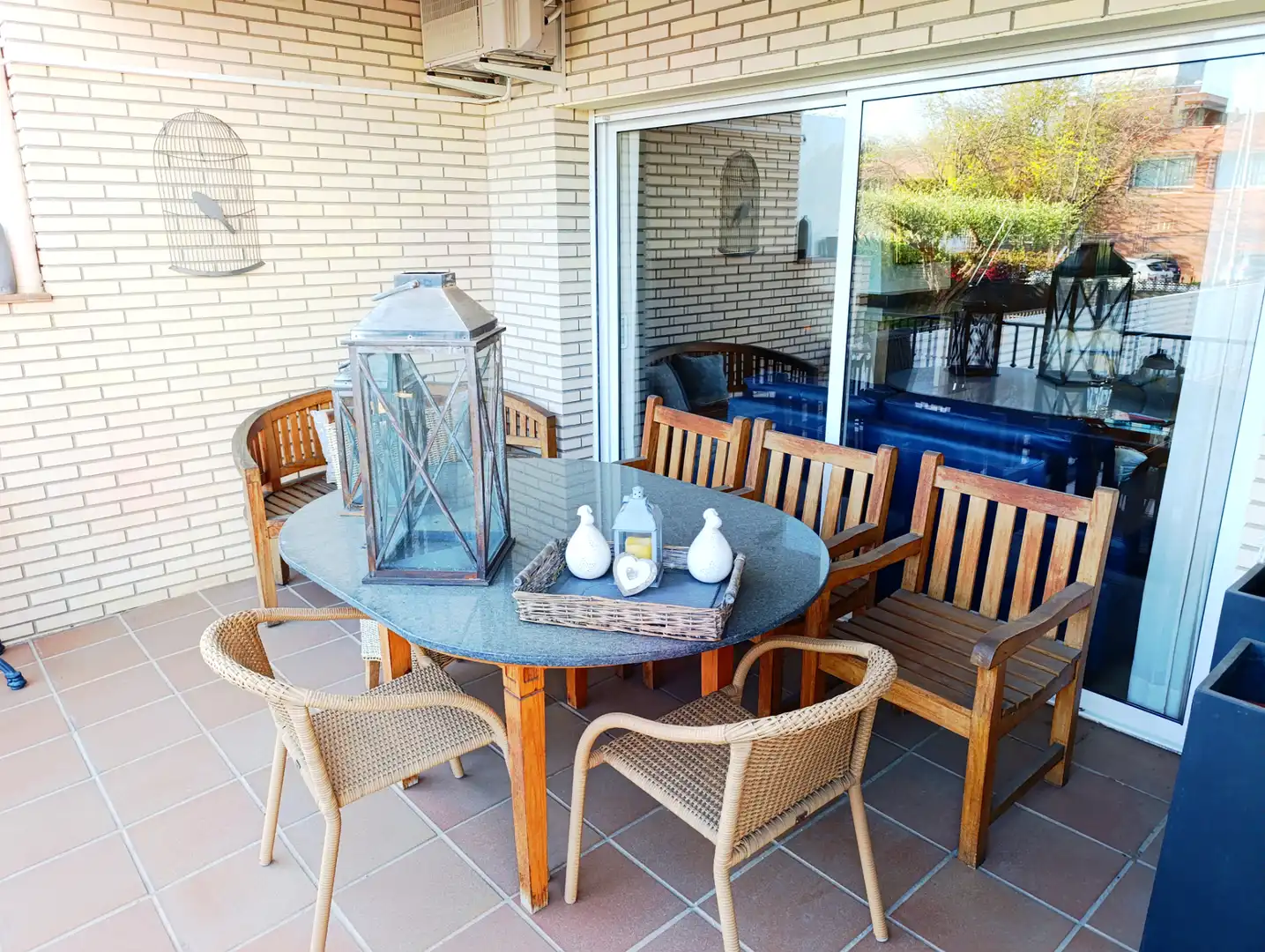 Terraza de Casa o chalet en venta en Pineda de Mar con Aire acondicionado, Calefacción y Jardín privado